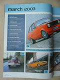 Classic Ford magazine - March 2003 - 3.0 Capri GT - Lotus Escort - Mk2 Granada