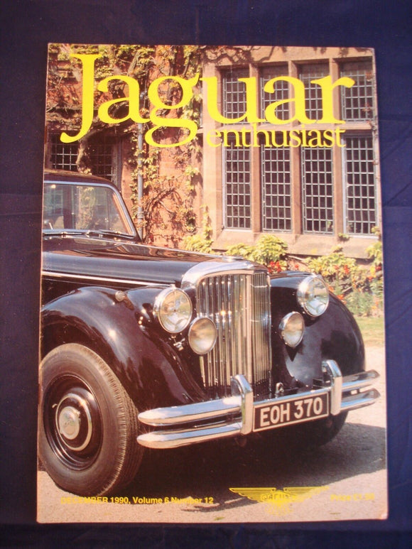 JAGUAR ENTHUSIAST Magazine - December 1990