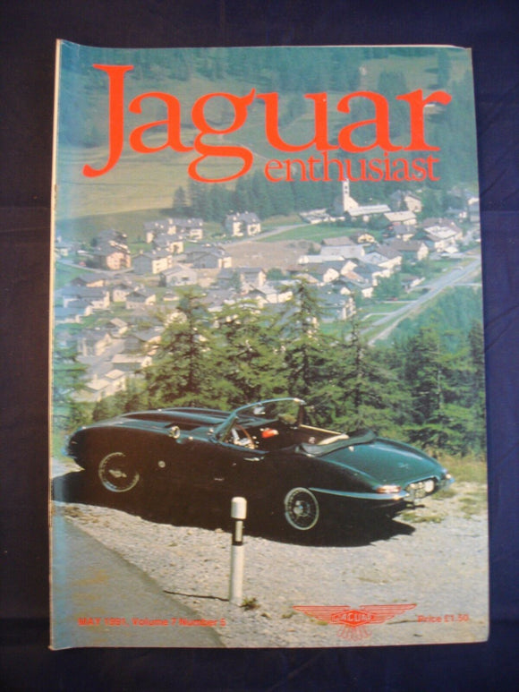 JAGUAR ENTHUSIAST Magazine - May 1991