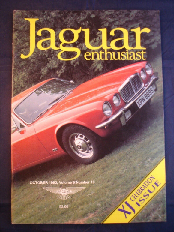 JAGUAR ENTHUSIAST Magazine - October 1993
