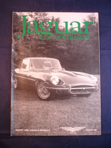 JAGUAR ENTHUSIAST Magazine - March 1989