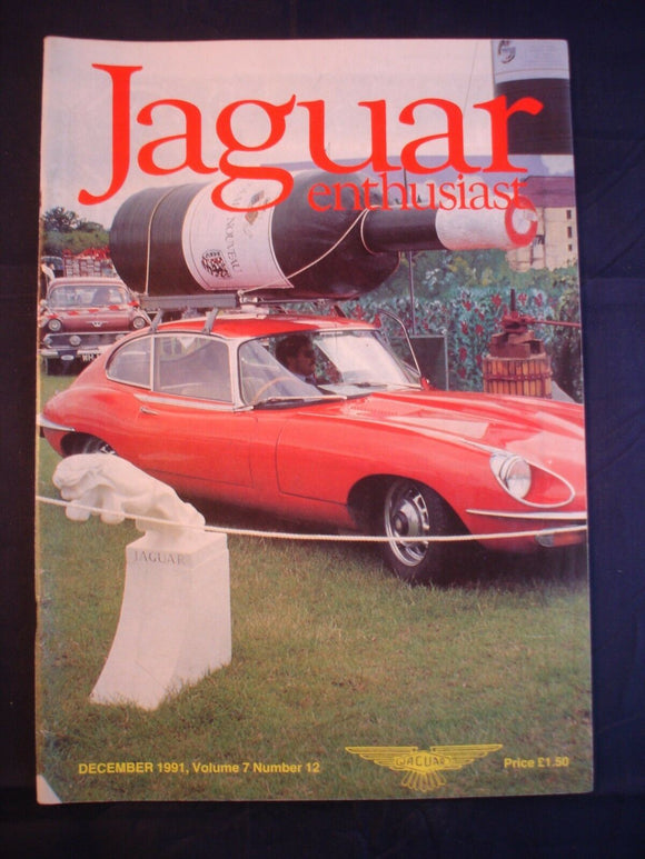 JAGUAR ENTHUSIAST Magazine - December 1991