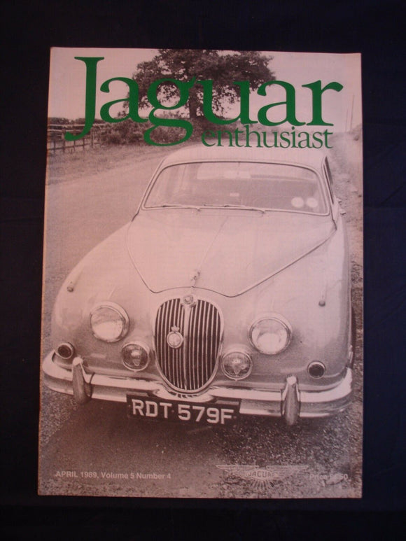 JAGUAR ENTHUSIAST Magazine - April 1989