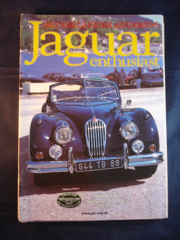 JAGUAR ENTHUSIAST Magazine - July 2001