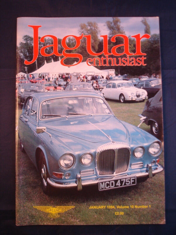 JAGUAR ENTHUSIAST Magazine - January 1994