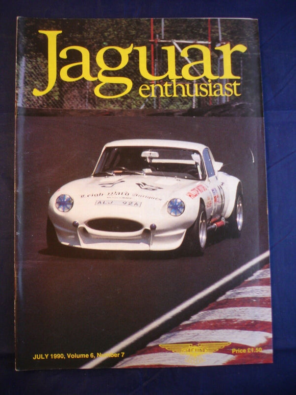 JAGUAR ENTHUSIAST Magazine - July 1990