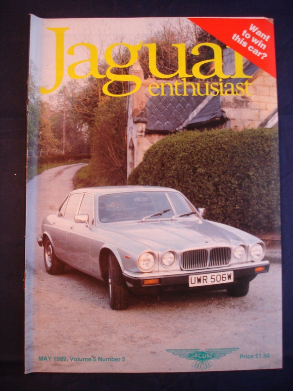 JAGUAR ENTHUSIAST Magazine - May 1989