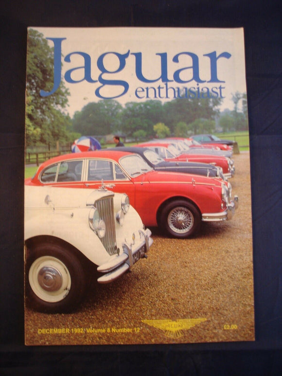 JAGUAR ENTHUSIAST Magazine - December 1992