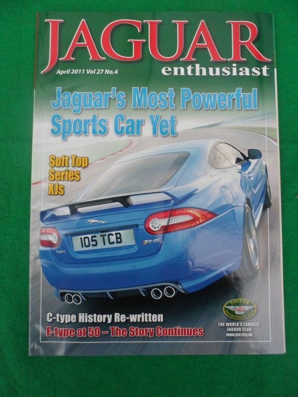 JAGUAR ENTHUSIAST Magazine - April 2011
