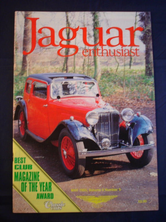 JAGUAR ENTHUSIAST Magazine - May 1993