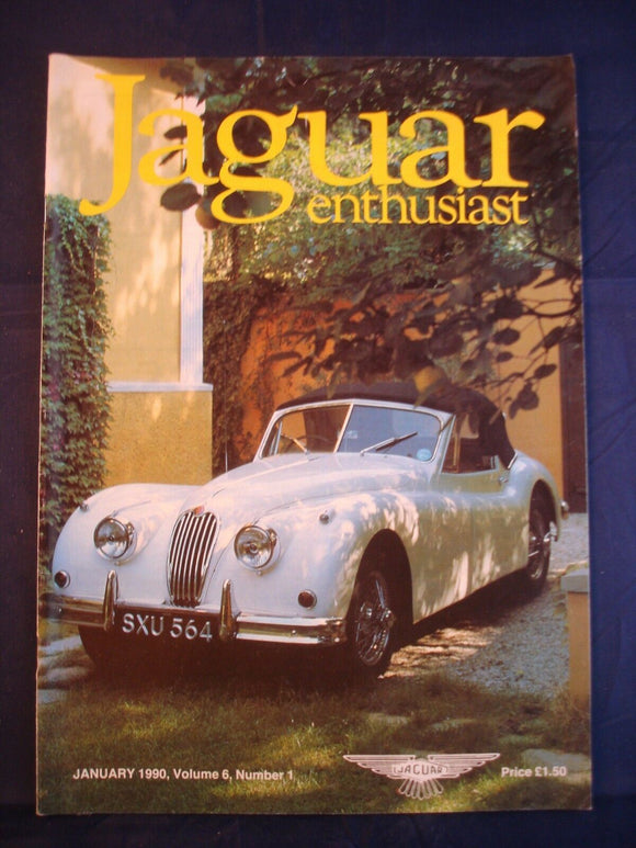 JAGUAR ENTHUSIAST Magazine - January 1990