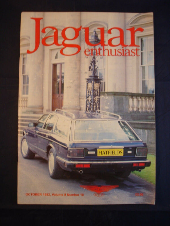 JAGUAR ENTHUSIAST Magazine - October 1992