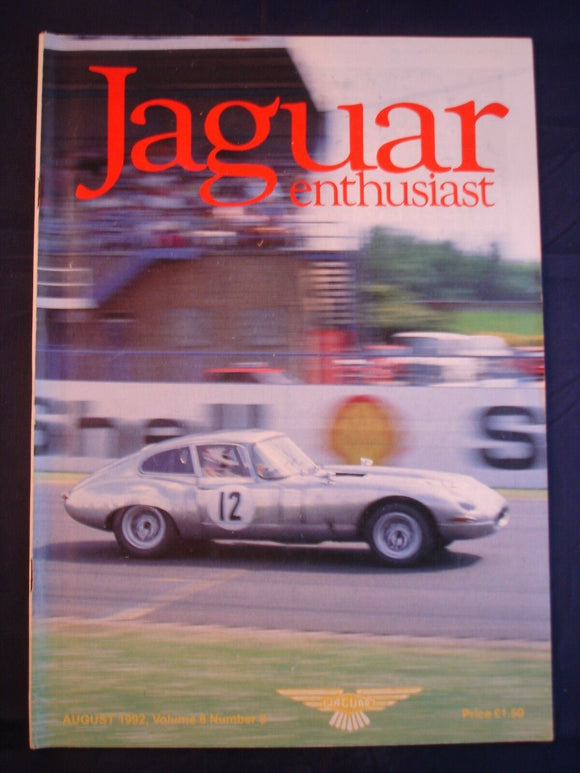 JAGUAR ENTHUSIAST Magazine - August 1992