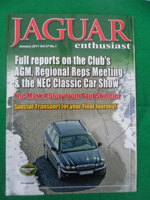 JAGUAR ENTHUSIAST Magazine - January 2011