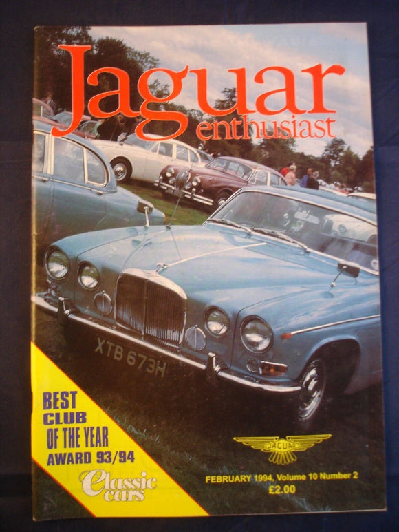 JAGUAR ENTHUSIAST Magazine - February 1994