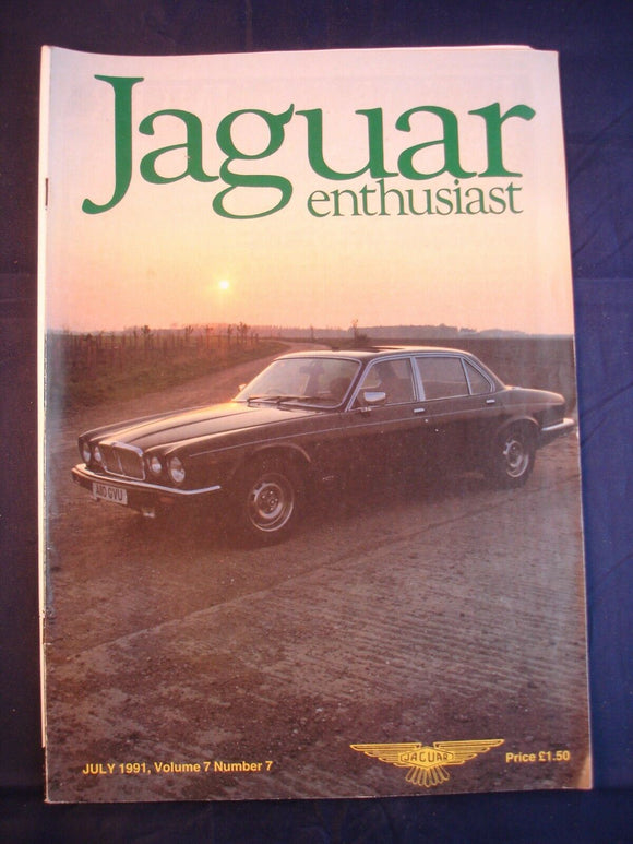 JAGUAR ENTHUSIAST Magazine - July 1991
