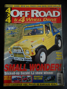 4X4 Off Road and 4 wheel Drive #  September 1999  - Suzuki LJ
