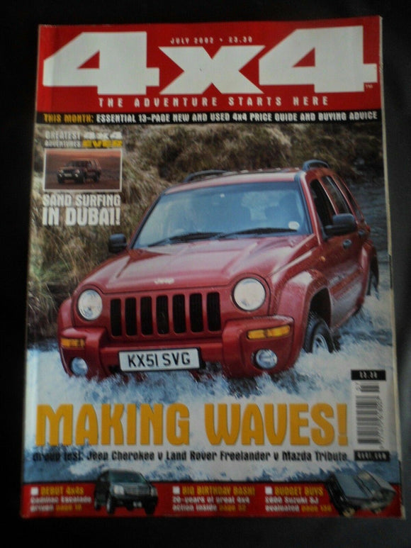 4X4 magazine # July 2002 - Cherokee - Freelander