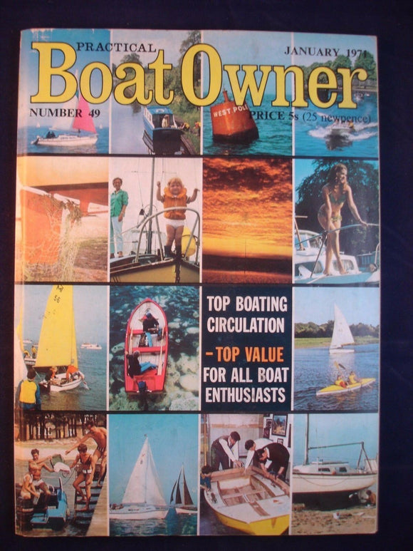Vintage Practical boat Owner - January 1971 - Birthday gift for the sailor