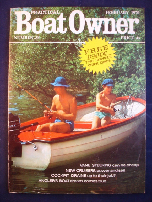 Vintage Practical boat Owner - February 1970 - Birthday gift for the sailor