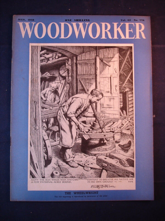 Woodworker magazine - July 1958 -