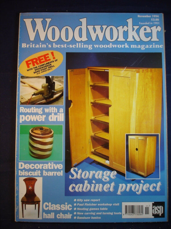 Woodworker magazine - November 1994 -