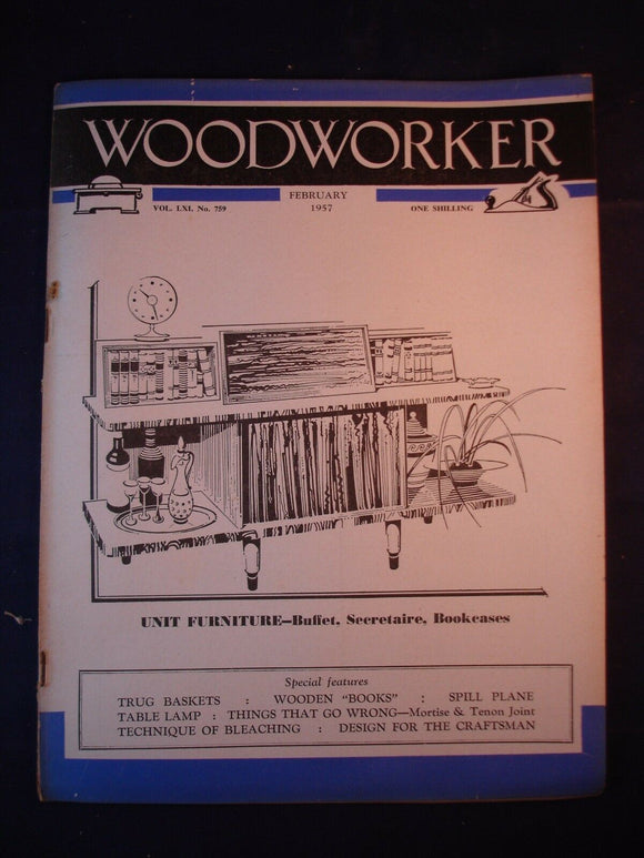 Woodworker magazine - February 1957 -