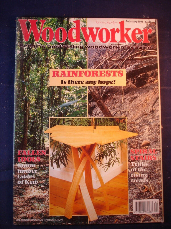 Woodworker magazine - February 1991