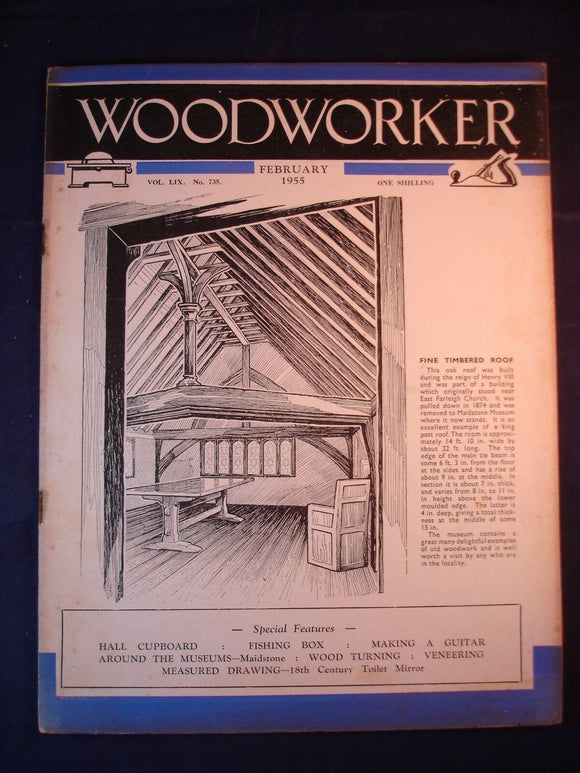 Woodworker magazine - February 1955 -