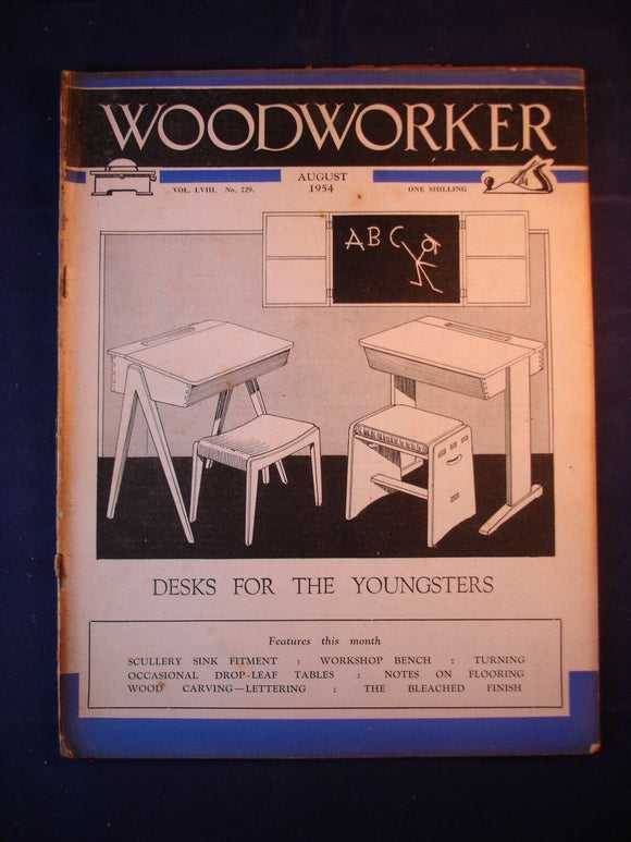 Woodworker magazine - August 1954 -