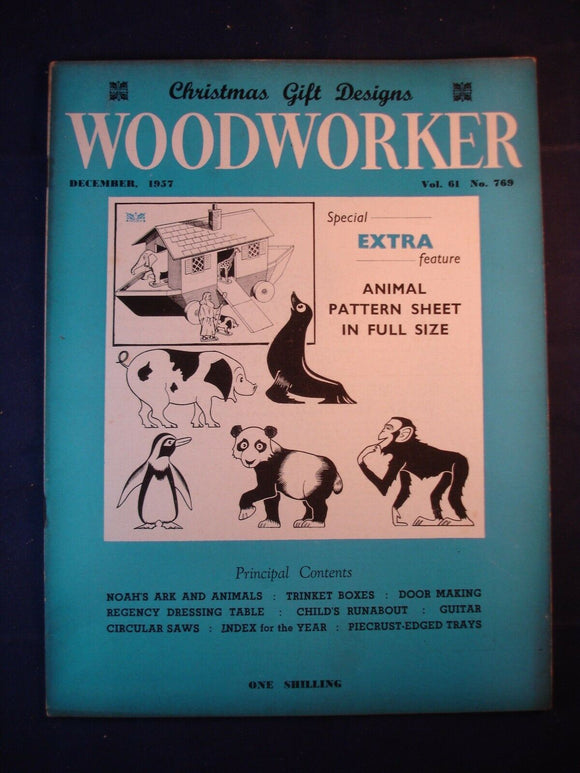Woodworker magazine - December 1957 -
