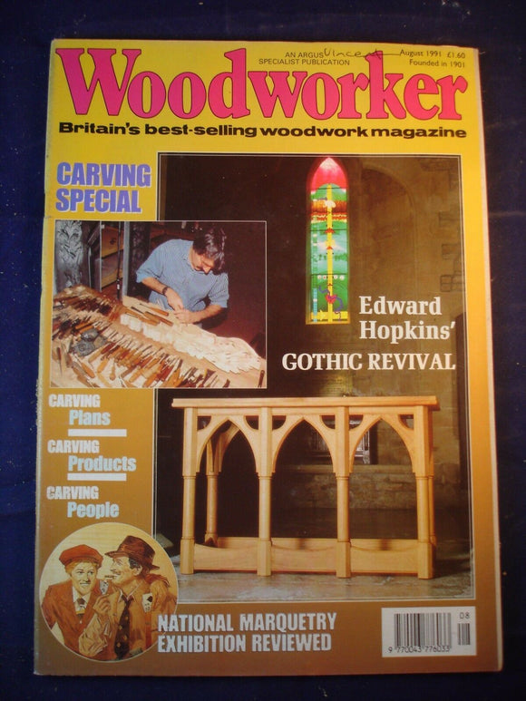 Woodworker magazine - August 1991