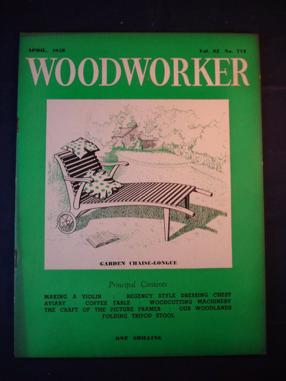 Woodworker magazine - April 1958 -