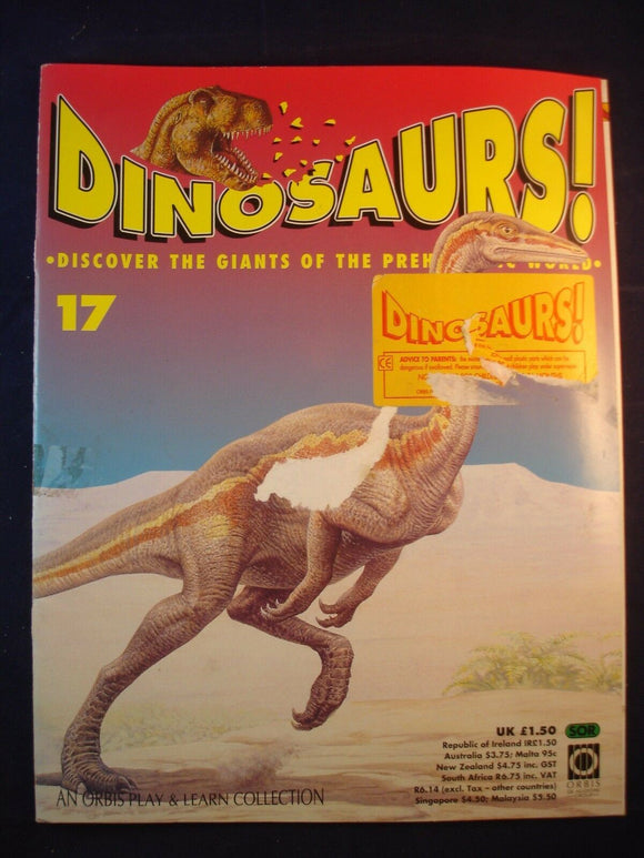 DINOSAURS MAGAZINE - ORBIS  - Play and Learn - Issue 17 - Plateosaurus
