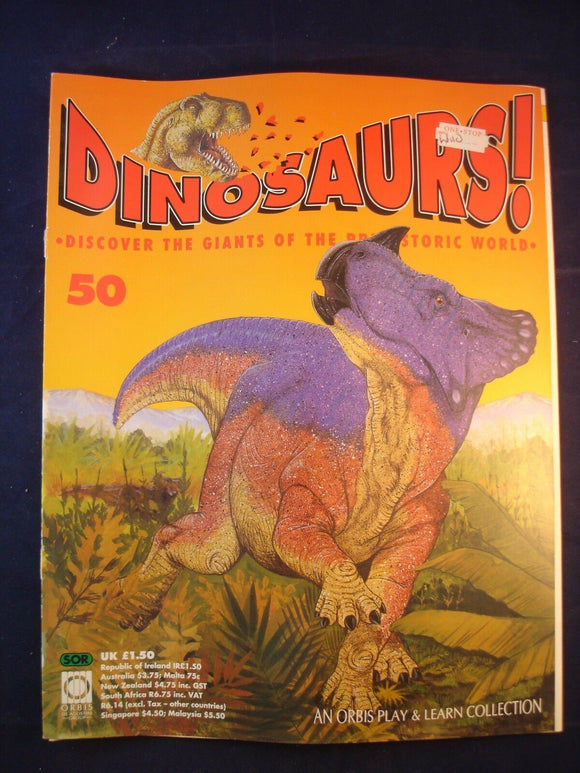 DINOSAURS MAGAZINE - ORBIS  - Play and Learn - Issue 50 - Henodus