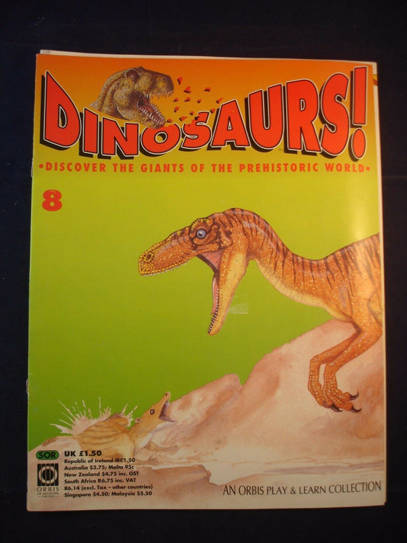 DINOSAURS MAGAZINE - ORBIS  - Play and Learn - Issue 8 - Deinonychus