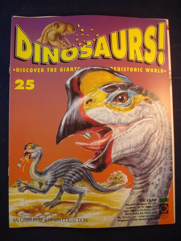 DINOSAURS MAGAZINE - ORBIS  - Play and Learn - Issue 25 - Psittacosaurus
