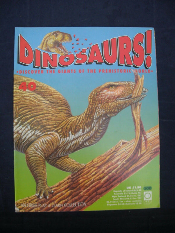 DINOSAURS MAGAZINE - ORBIS  - Play and Learn - Issue 40 - Tsintaosaurus