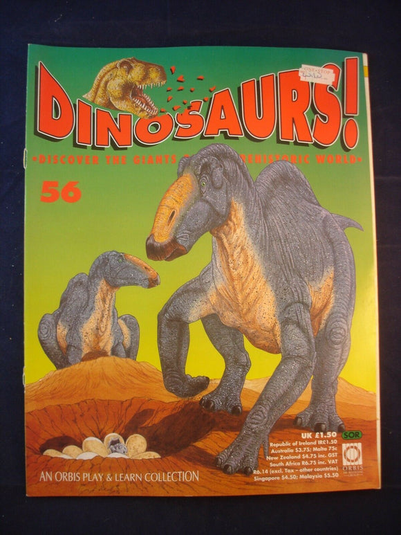 DINOSAURS MAGAZINE - ORBIS  - Play and Learn - Issue 56 - Ichthyostega