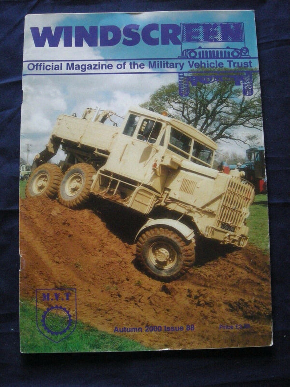 MILITARY VEHICLE TRUST - WINDSCREEN #88 - Autumn 2000