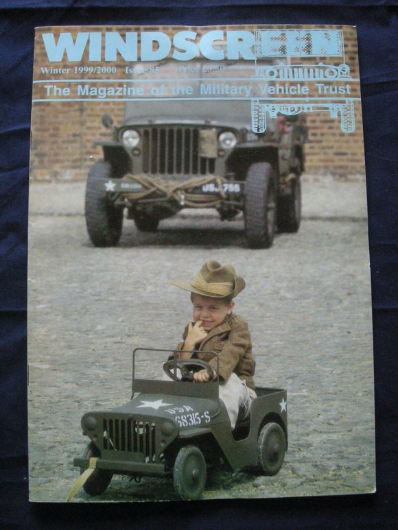 MILITARY VEHICLE TRUST - WINDSCREEN #85 - Winter 1999 / 2000