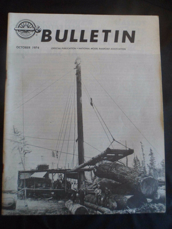 Vintage - Bulletin - Model railroaders association - October 1974