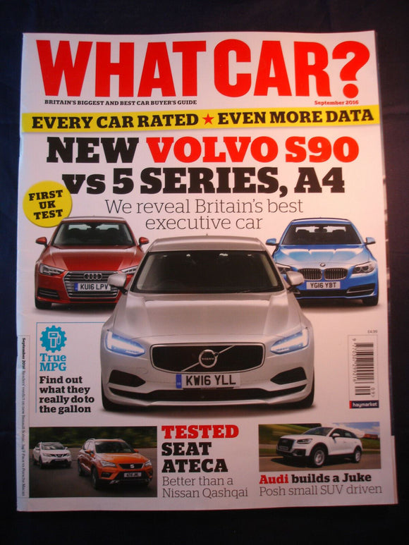 What Car?- September 2016 - S90 - BMW 5 series - A4 - Ateca - Q2 - Ford ST200