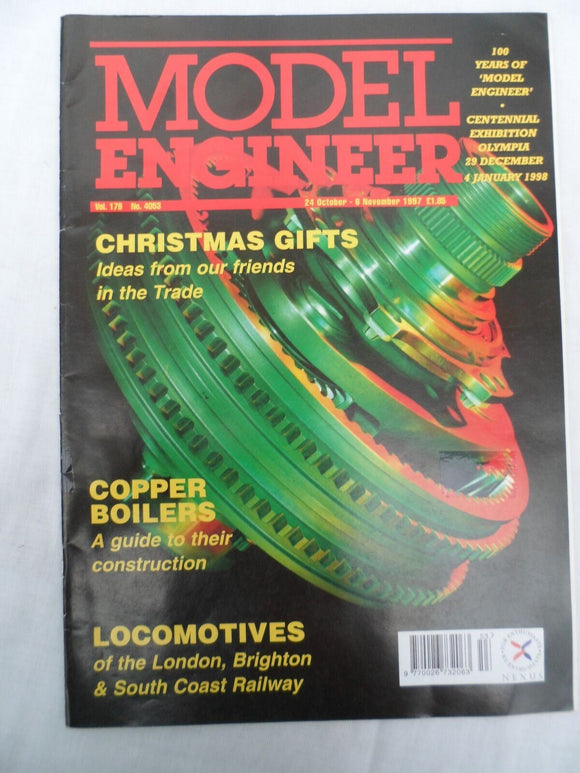 Model Engineer - Issue 4053 - 24 October 1997 - Contents shown in photos