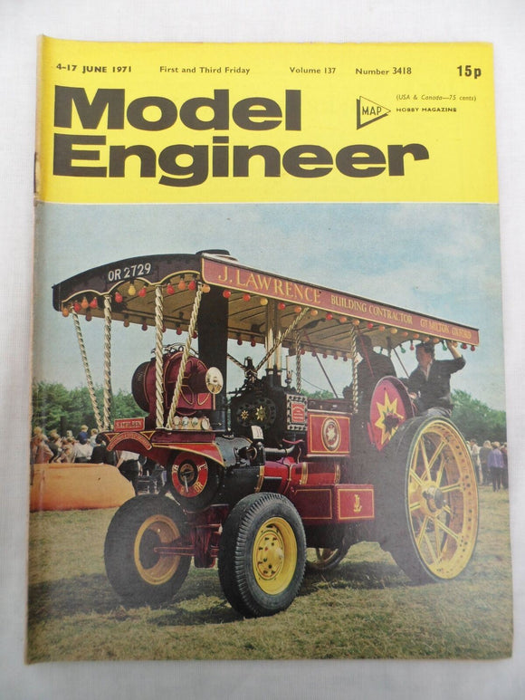 Model Engineer - Issue 3418 - 4 June 1971  - Contents shown in photos