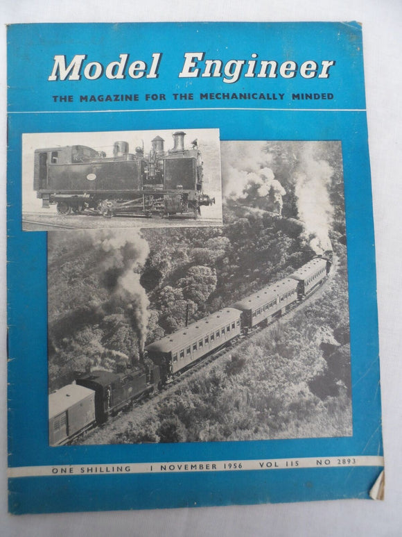 Model Engineer - Issue 2893 - 1 November 1956 - Contents shown in photos