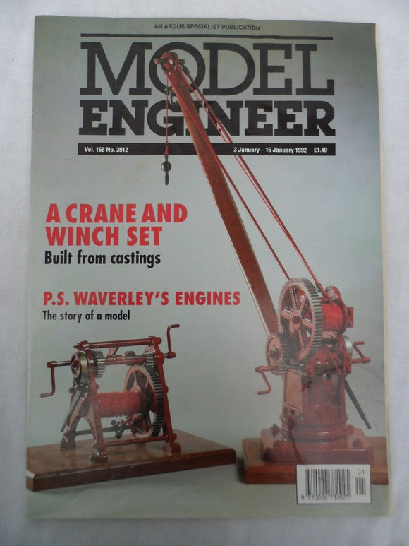Model Engineer - Issue 3912 - 3 January 1992 - Contents shown in photos