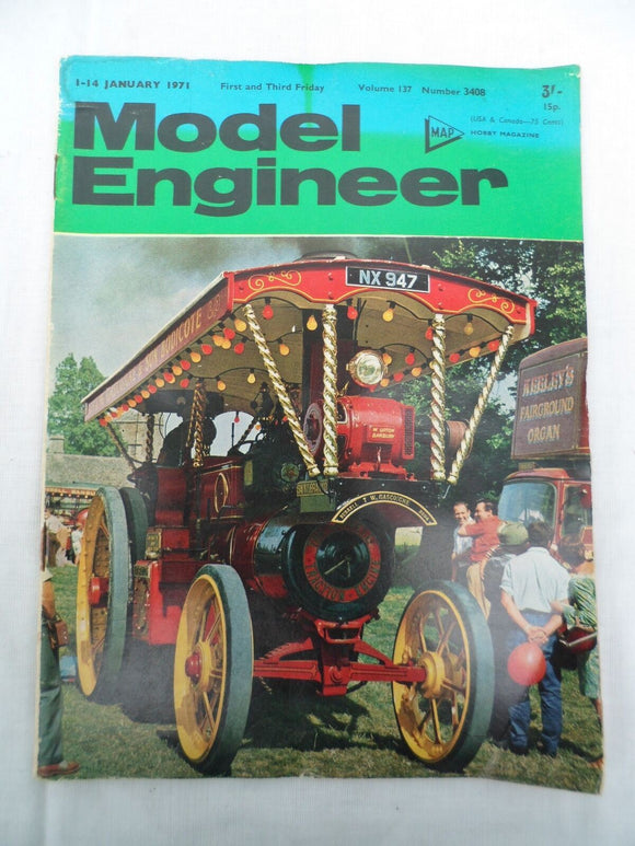 Model Engineer -  Issue 3408 - 1 January 1971 - Contents shown in photos