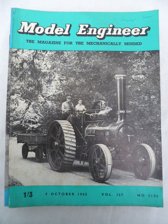 Model Engineer - Issue 3195 - 4 October 1962 - Contents shown in photos