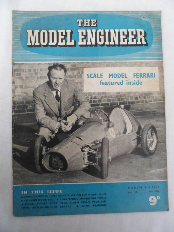 Model Engineer - Issue 2806 - 3 March 1955 - contents shown in photos